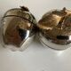Product Popup Noel 22 Apple Box in silver metal and gilded brass