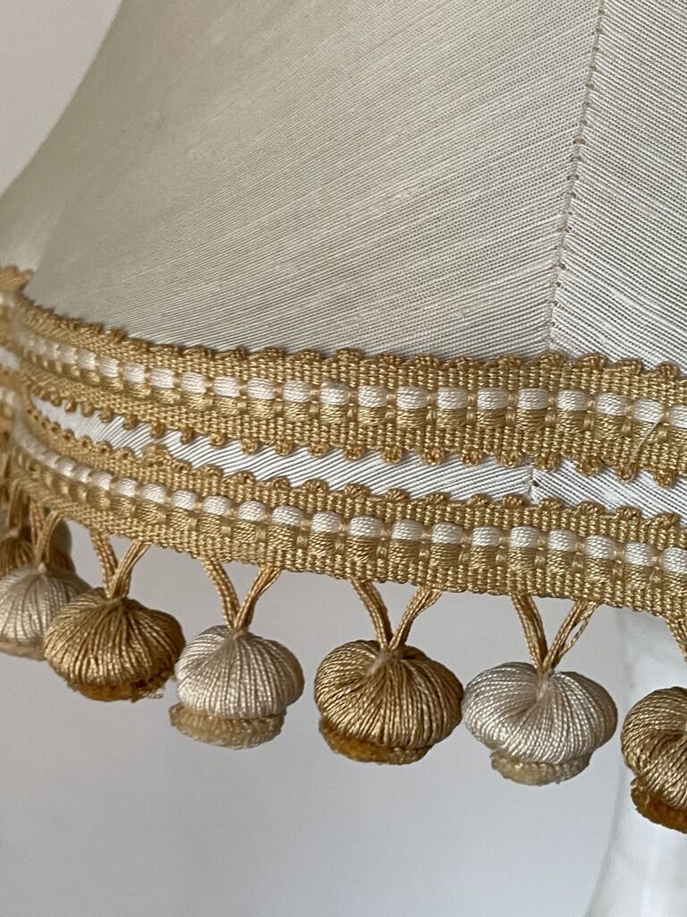 Large white marble lamp