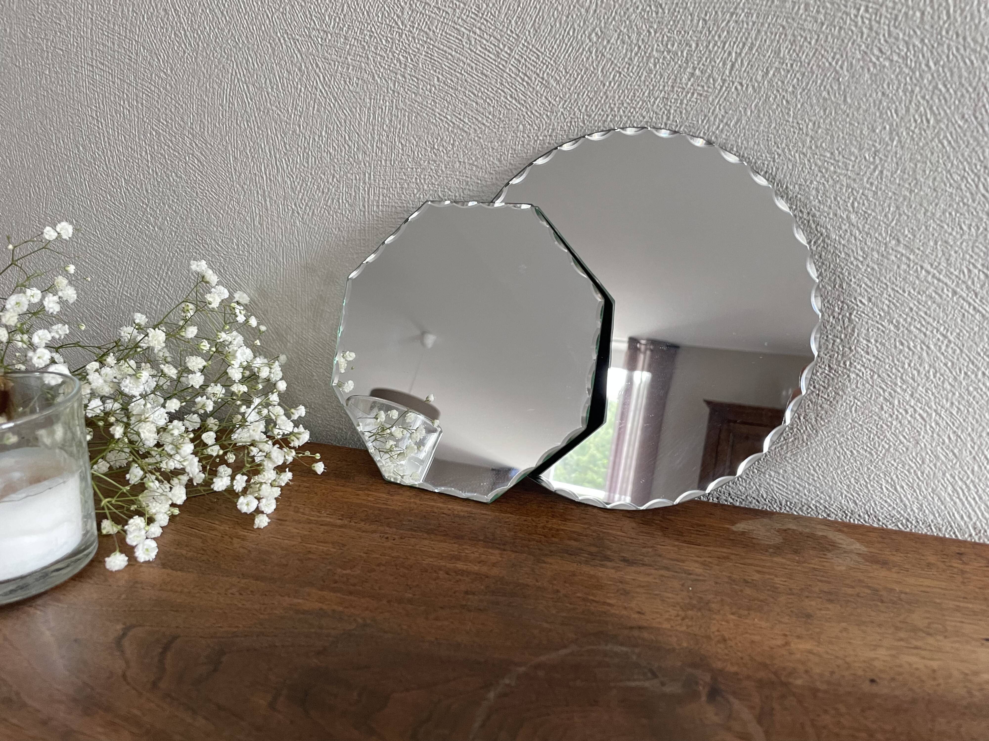 Miroirs biseautés rond et octogonal