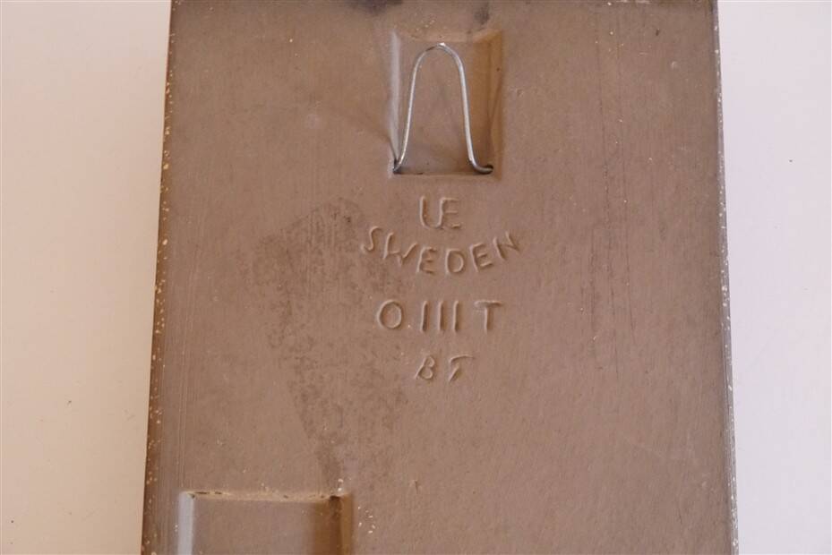 Plaque en ceramique de Berit Ternell, Suede 1960