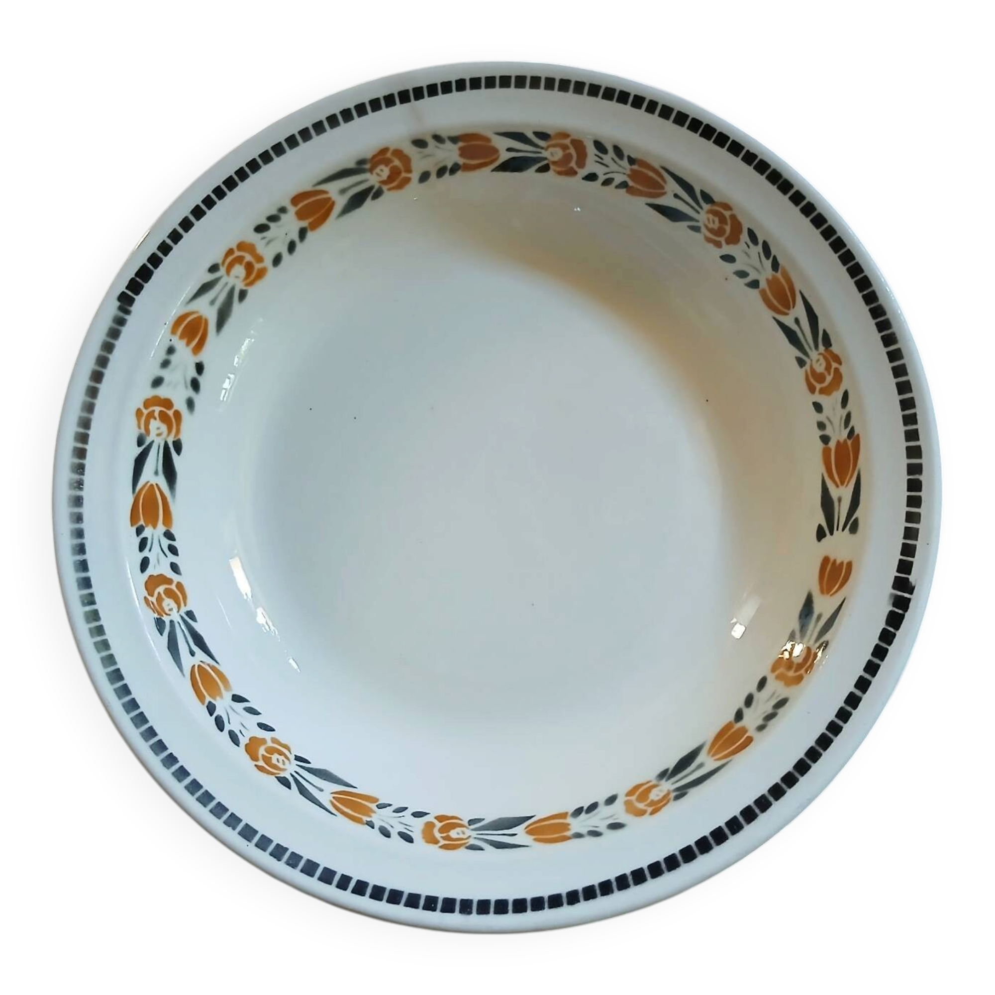 Old Badonviller plate "Denise"