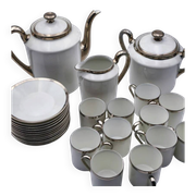 Prestigious coffee service – Bernardaud & Cie (B & Cie) Limoges – 26 pieces