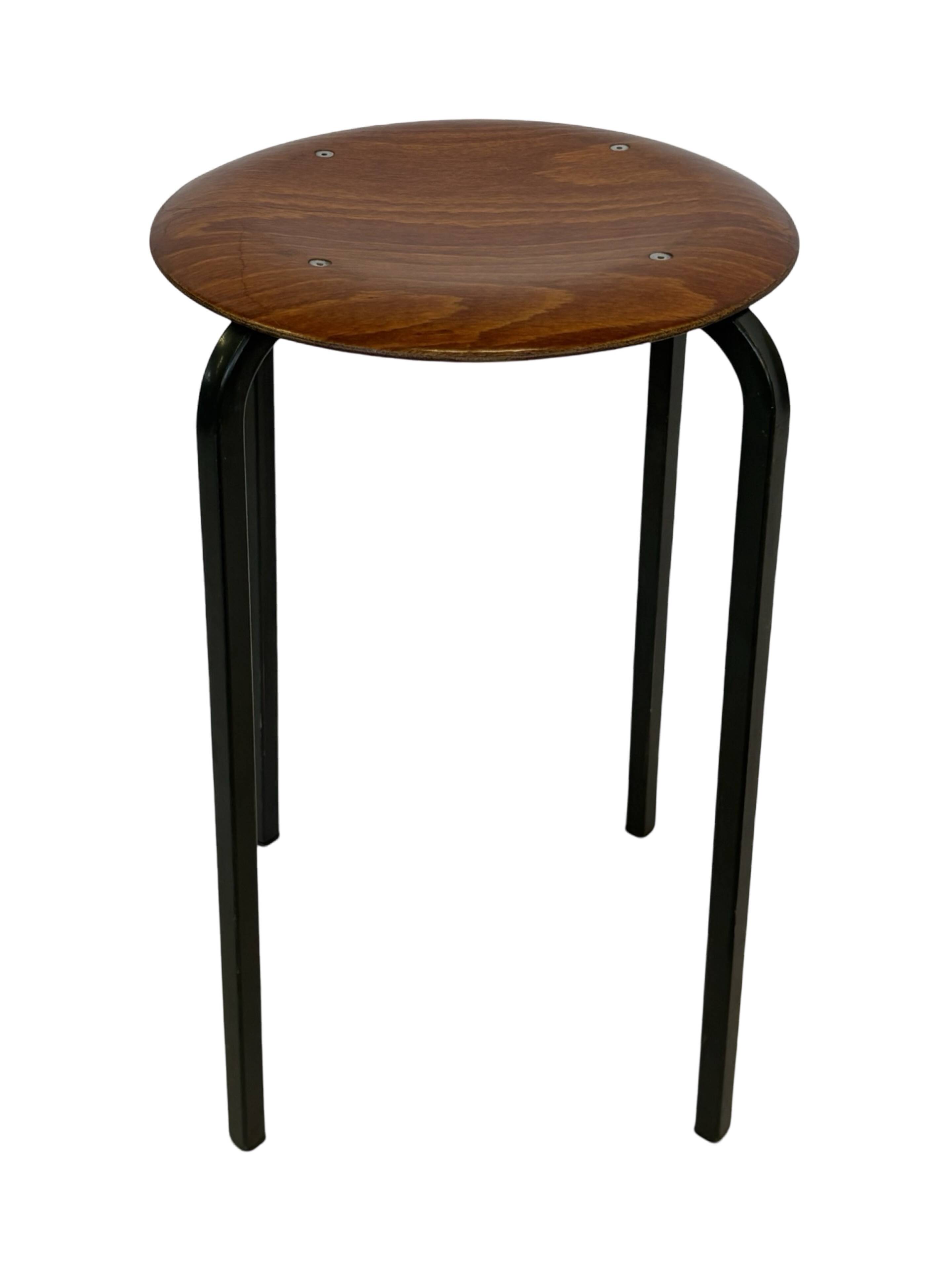 Set of 4 Vintage stools - work stool - Eromes Marko - 60s minimalist design