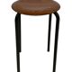 Set of 4 Vintage stools - work stool - Eromes Marko - 60s minimalist design