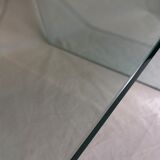 Set 2 glass nesting tables 1980