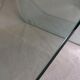 Set 2 glass nesting tables 1980