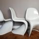 3 chaises S par Verner Panton pour Hermann Miller 1977