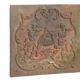 Cast iron fireplace plate