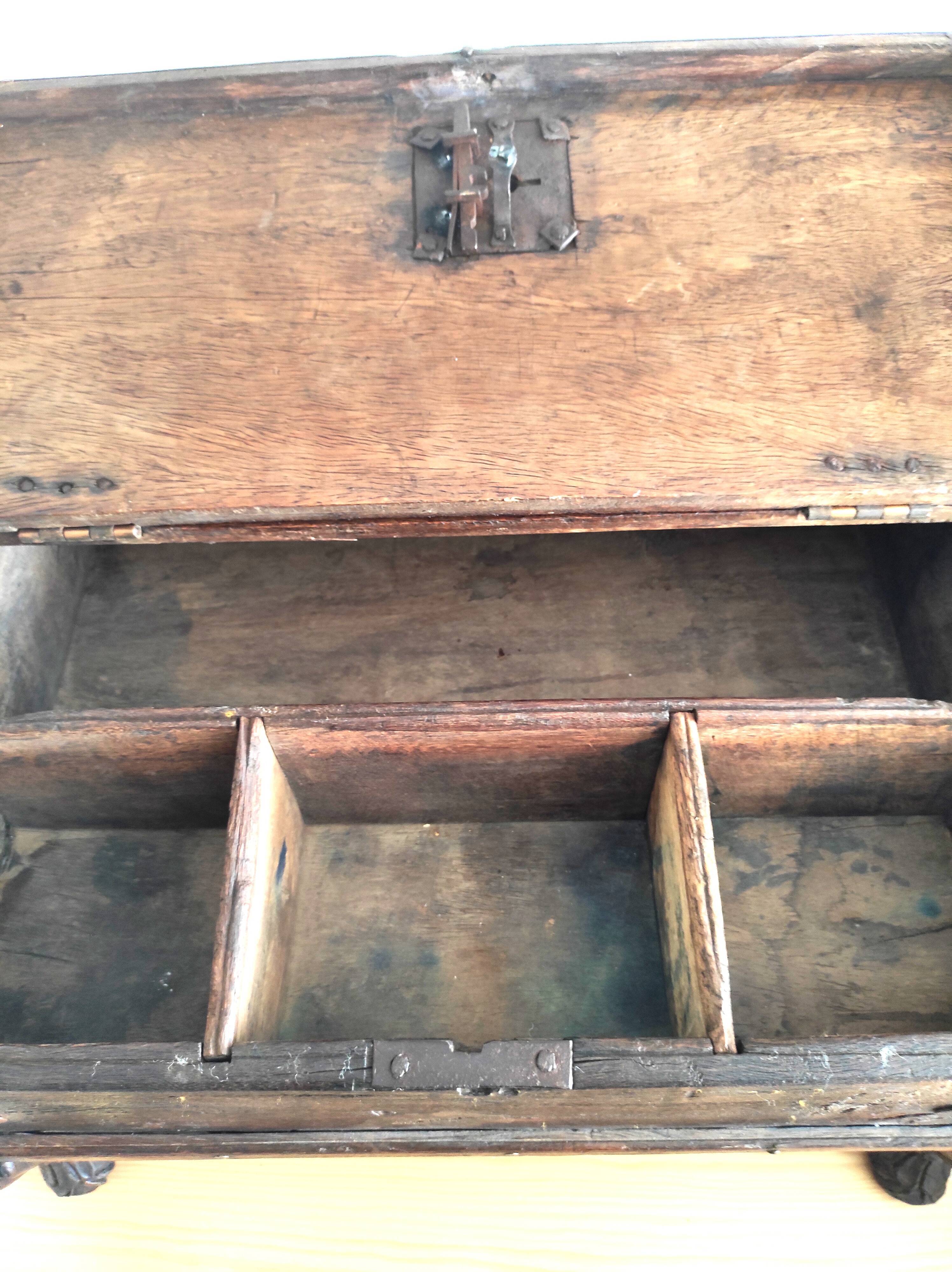 Portable Writing Office Oak XVIIIth