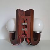 Applique en bois vintage