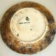 Enamelled ceramic plate, signed Bernard Buffat design from the 60s/70s
