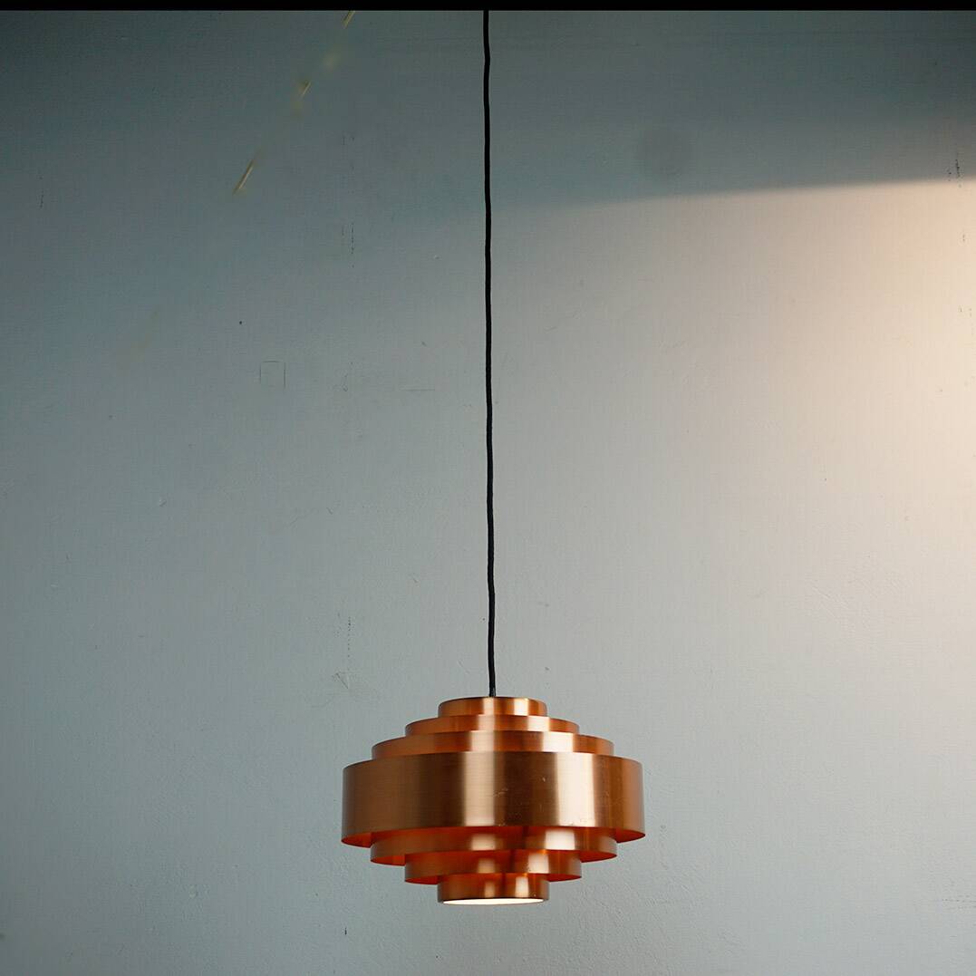 Pendentif en cuivre scandinave Ultra par Jo Hammerborg pour Fog et Morup Danemark
