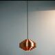 Pendentif en cuivre scandinave Ultra par Jo Hammerborg pour Fog et Morup Danemark