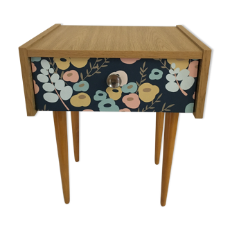 Light wood bedside