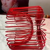 Tradig fruit basket by Ehlen Johansson red metal