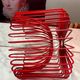 Tradig fruit basket by Ehlen Johansson red metal