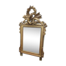 Miroir style Louis XVI en bois doré 82x44cm