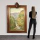 Italian signed landscape painting from 20th century