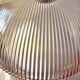Prismatic glass pendant lamp 1950