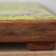 Large vintage glazed ceramic trivet