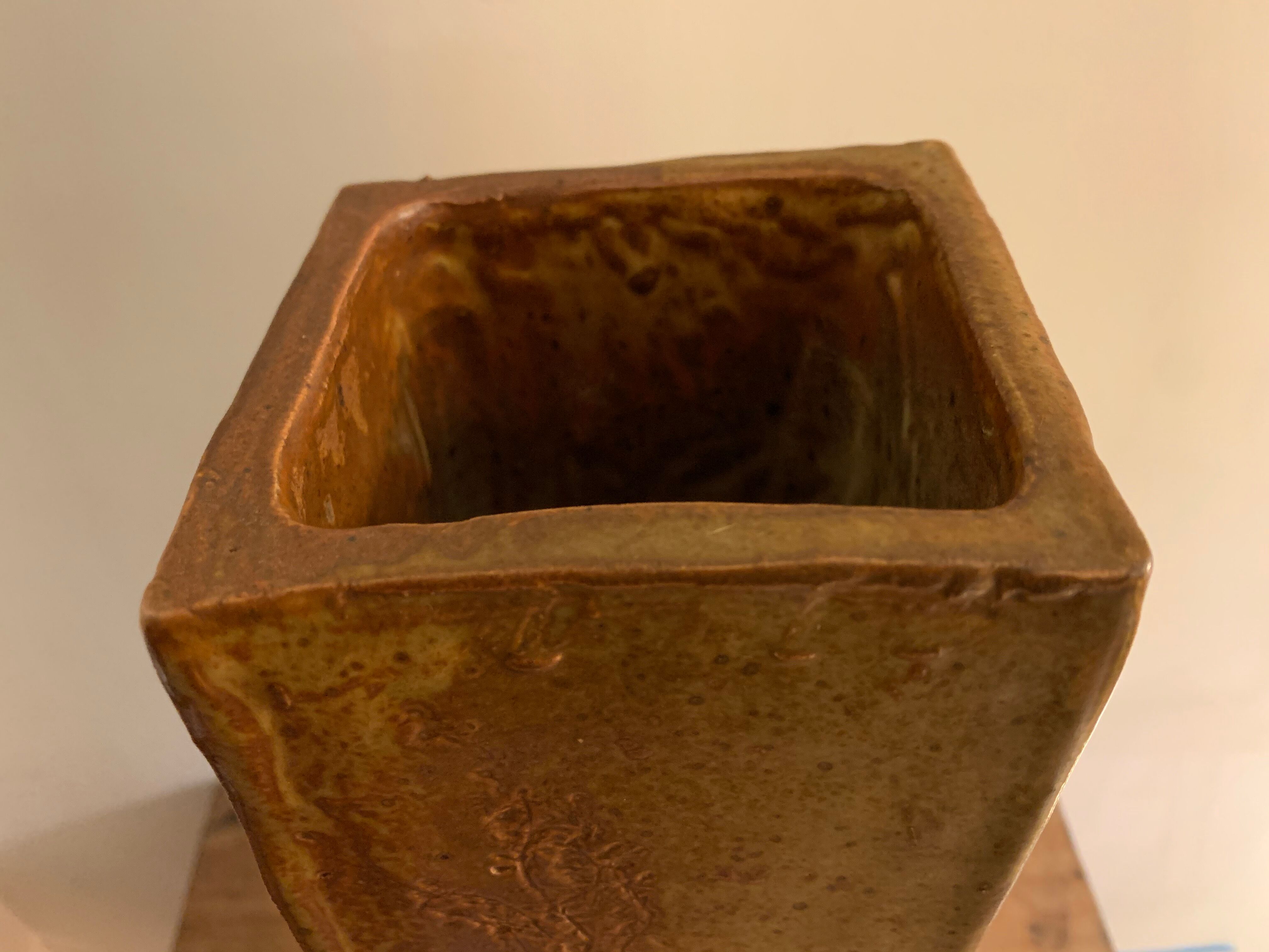 Ceramic vase herbarium G. and E. Solorzano, Castle Pottery