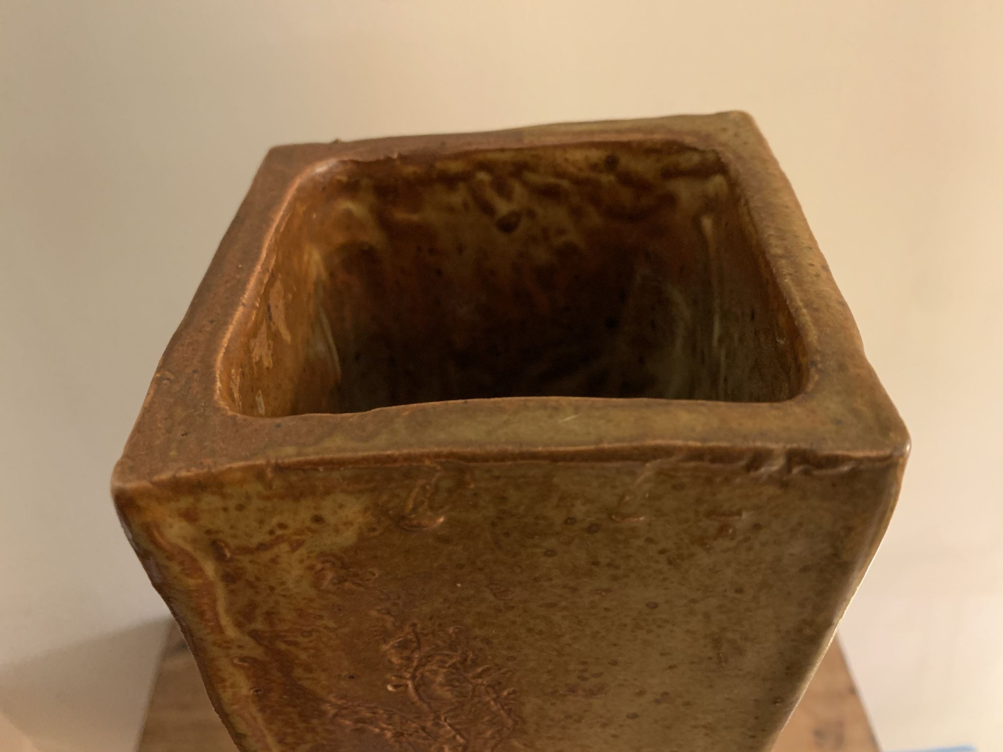 Ceramic vase herbarium G. and E. Solorzano, Castle Pottery