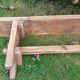 Banc de ferme en chêne
