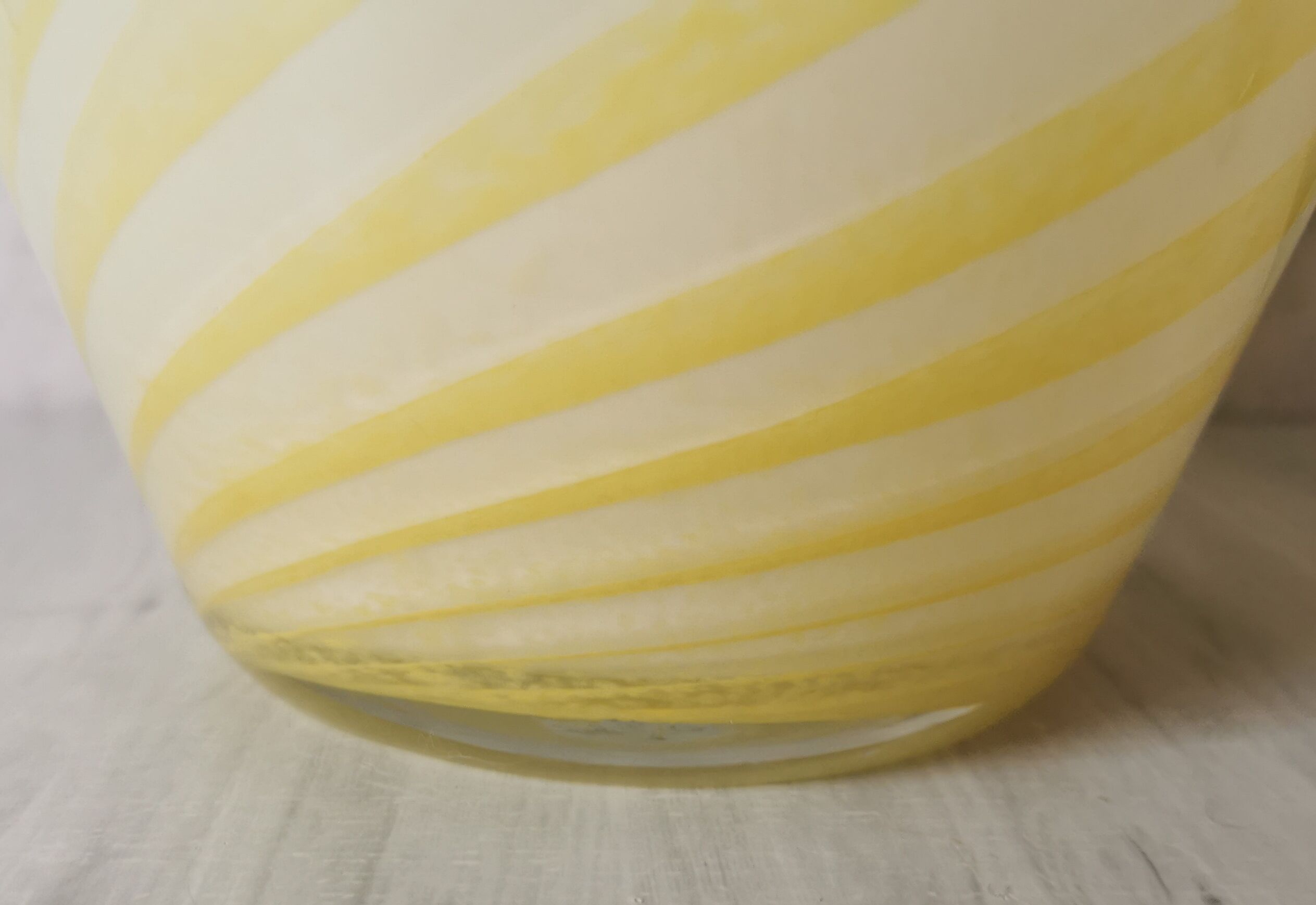 Blown glass vase Italy