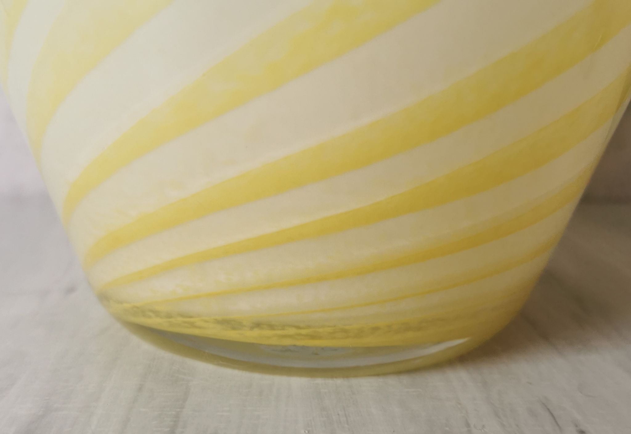 Blown glass vase Italy