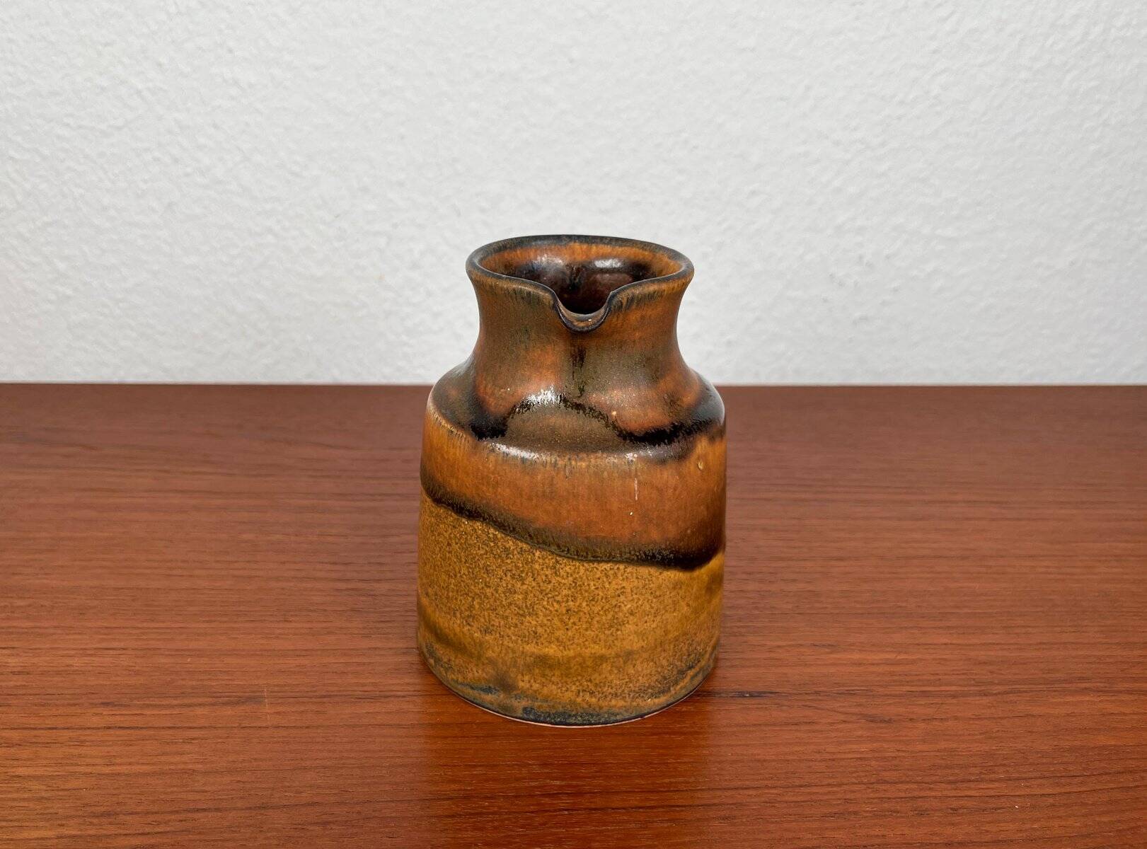 Studio Carafe Vase in German Ceramic from the Mid-Century by Otto Wichmann, 1960s