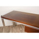 Vintage Georges Frydman desk in teak and aluminum 1970