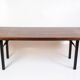 Table Basse En Palissandre Avec Structure En Métal Des Années 1960