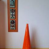 Scandinavian glazed ceramic vase 1960