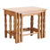 Set of three oak nesting tables attributed to Henning Kjærnulf
