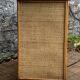 Commode vintage en rotin et osier tressé  1970