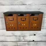 Block of 3 mailboxes from the 70s/80s
