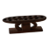 Decorative Mancala game board made of hand-carved wood, Africa, mid-20th century.