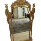 Important antique mirror in carved and gilded wood – Napoleon III style