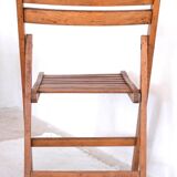 Paire de chaises pliantes vintage