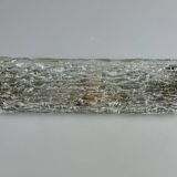 60s 70s wall lamp mirror light Germany Ice Glass Space Age Design