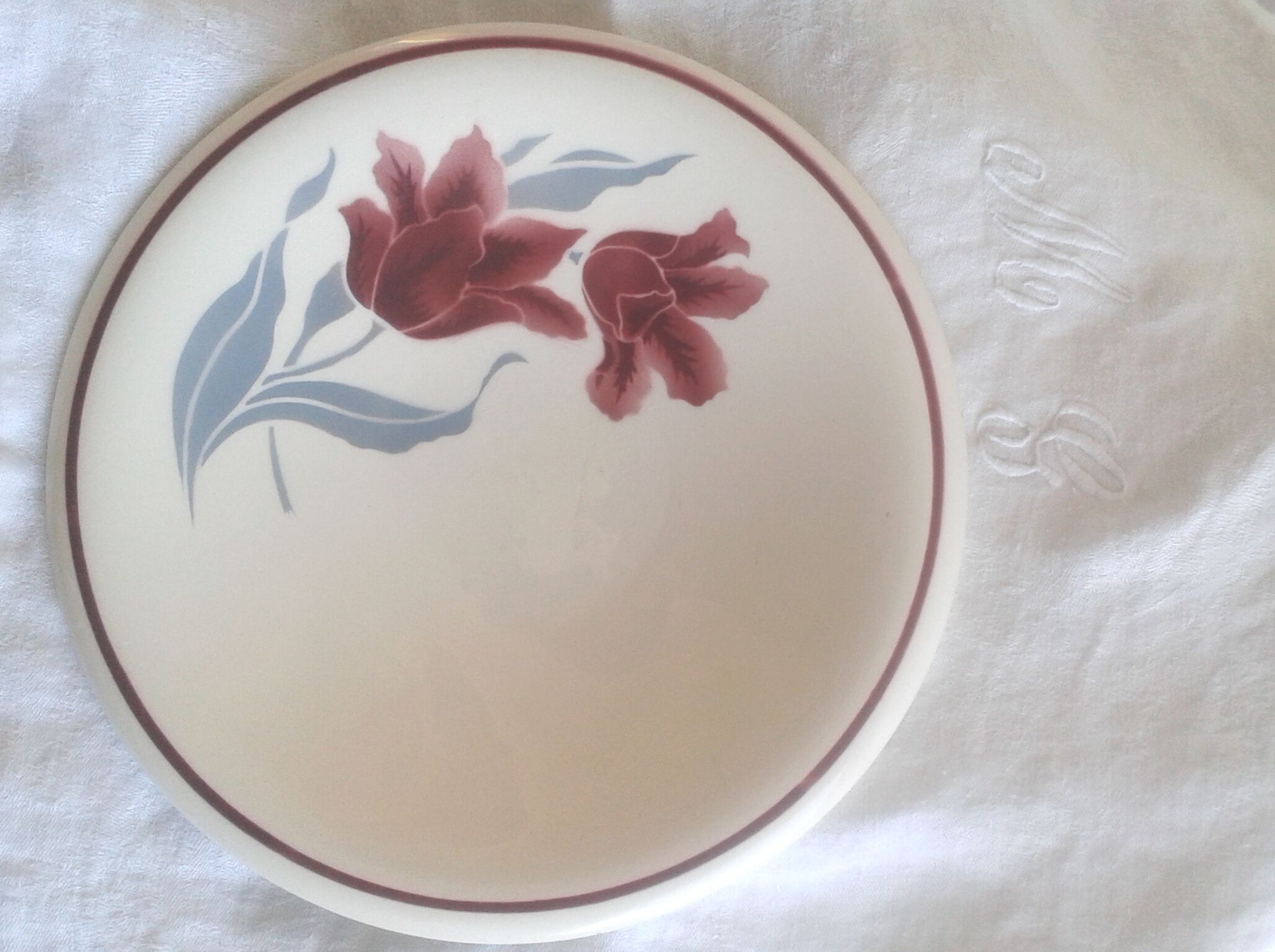 Dish Badonviller Tulip