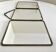 Antique triptych barber's mirror Brot Deposited – mercury mirror –