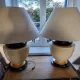 Set of 2 drimmer lamps hollywood regency
