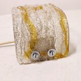 Murano glass wall lamp. Italy, 1960s.