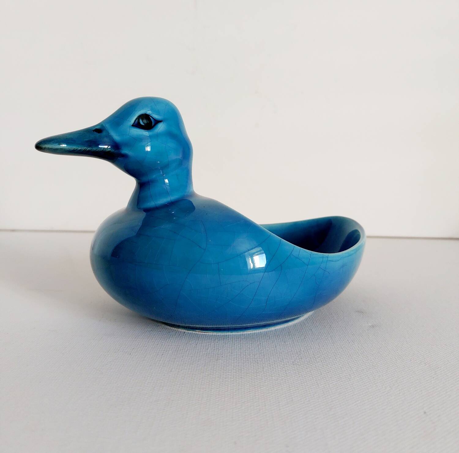Empty ceramic duck pocket