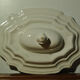 Vegetable soup tureen lid Moustiers 18th century South France