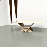 Travertine coffee table, Italy 1970