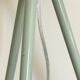 90s Green Metal Tripod Lamp
