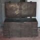 Old wooden chest with fittings, corsair chest, storage chest
