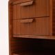 1960s Scandinavian Mahogany Floating Nightstand
